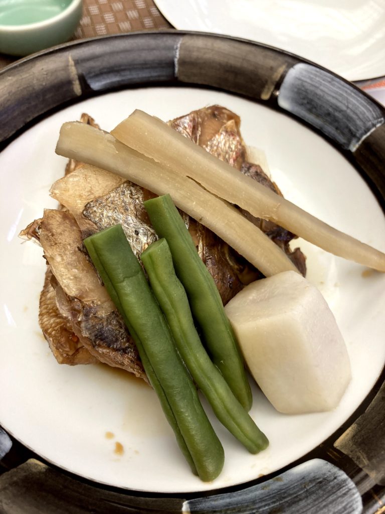 道後プリンスホテル 食事 鯛の兜煮