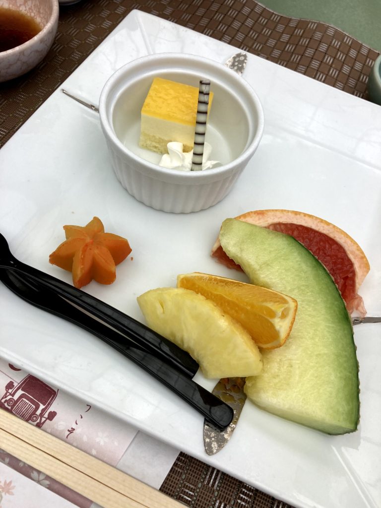 道後プリンスホテル 食事 デザート
